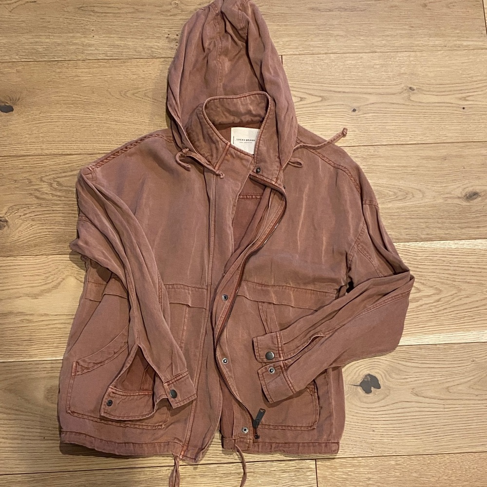 Lucky Brand Women’s Hooded Light Jacket
